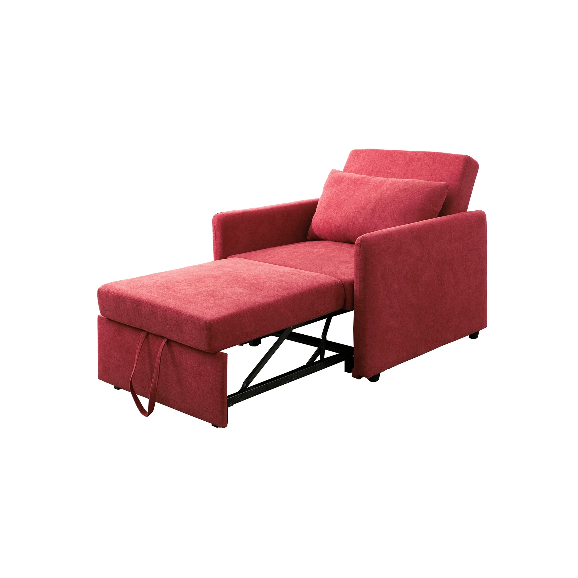 Ainehome Red Lint foldable Sofa bed