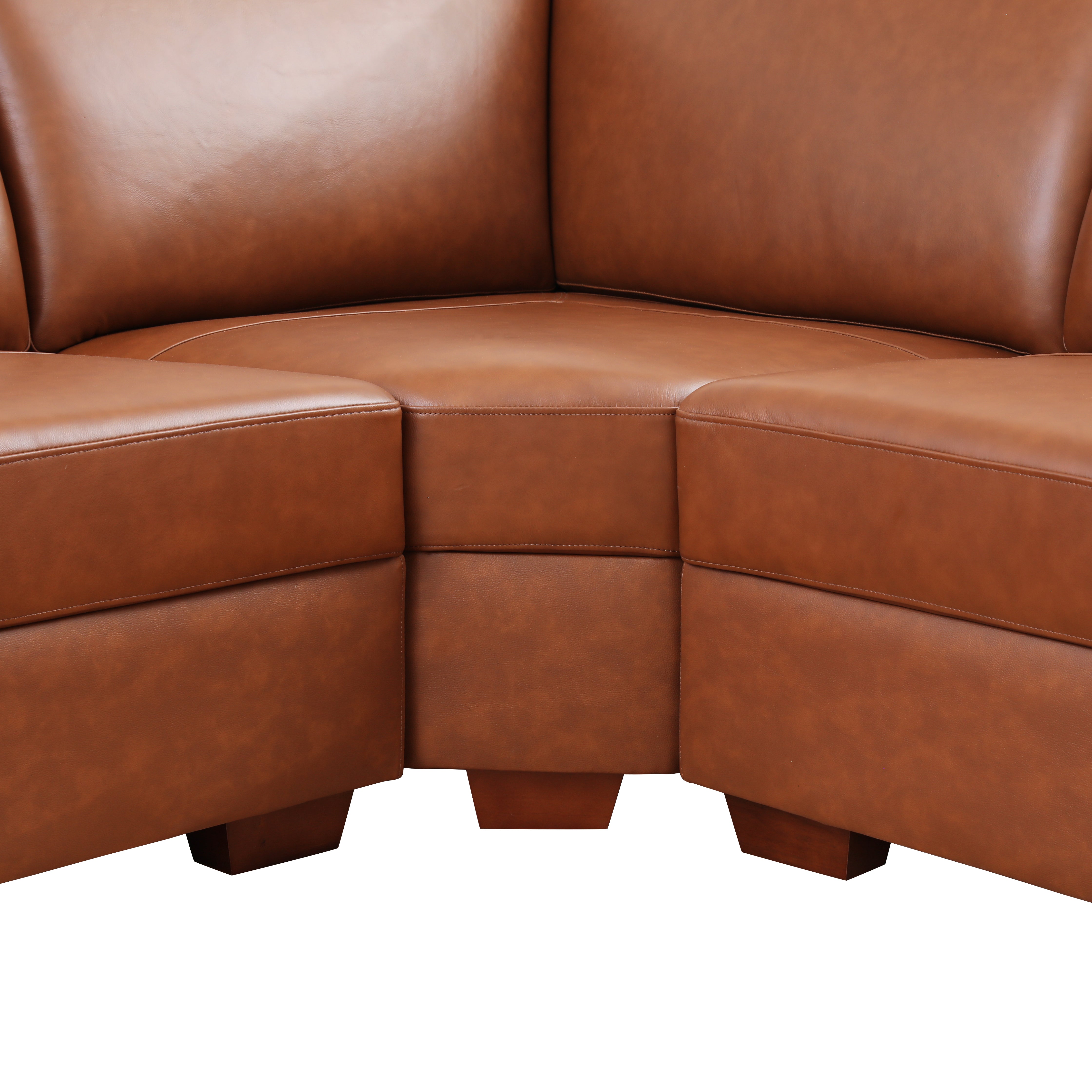 Ainehome Brown Head Cowhide Sofa Chair